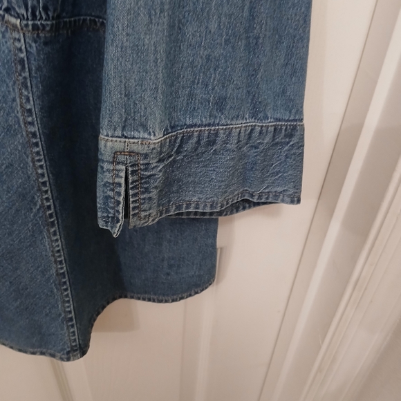 Vintage Faded Glory Denim Blouse Shirt Top Women's Size 22/24W - Picture 7 of 8